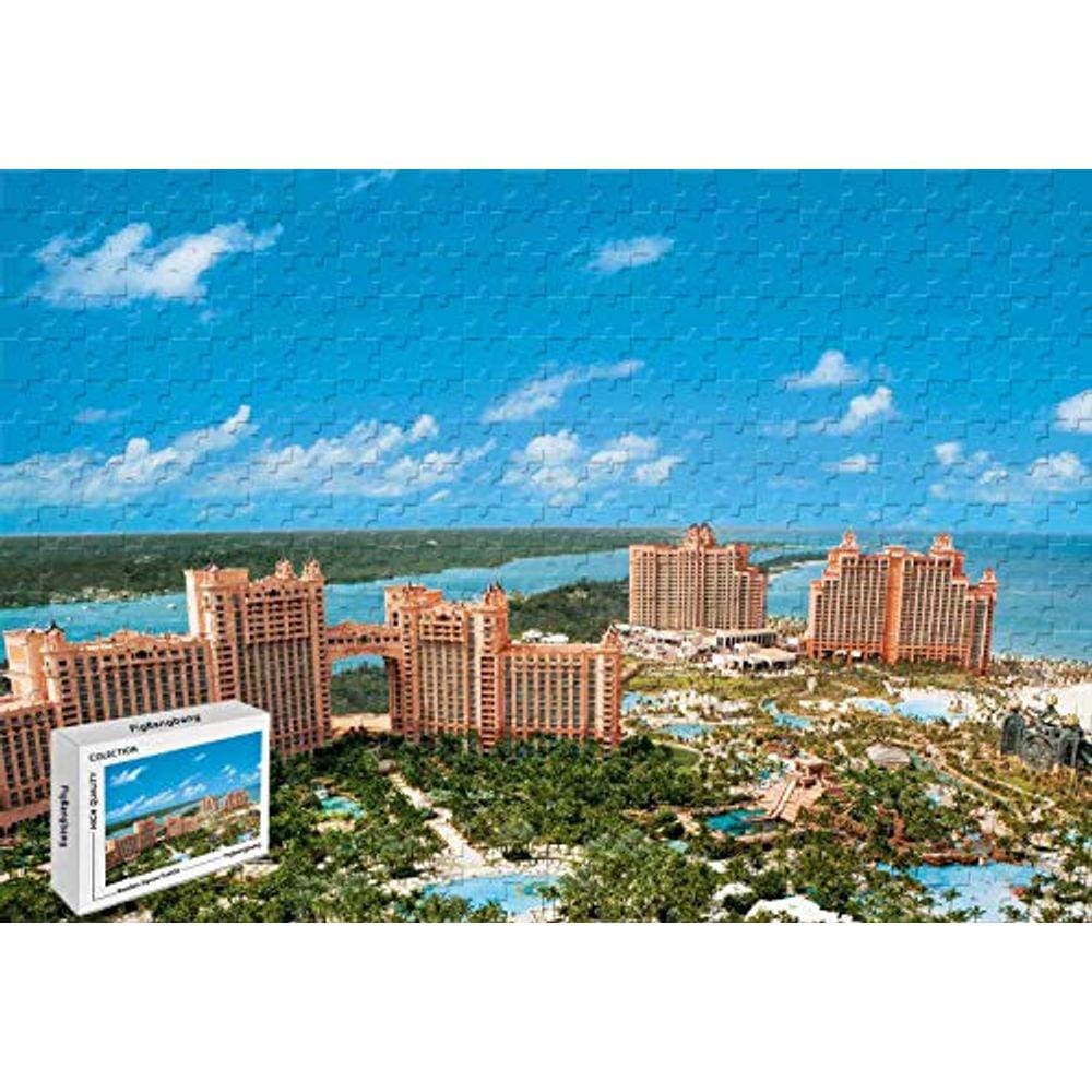 Quebra-cabeça - Bahamas Resort Ocean Travel, tamanho grande 75x50cm