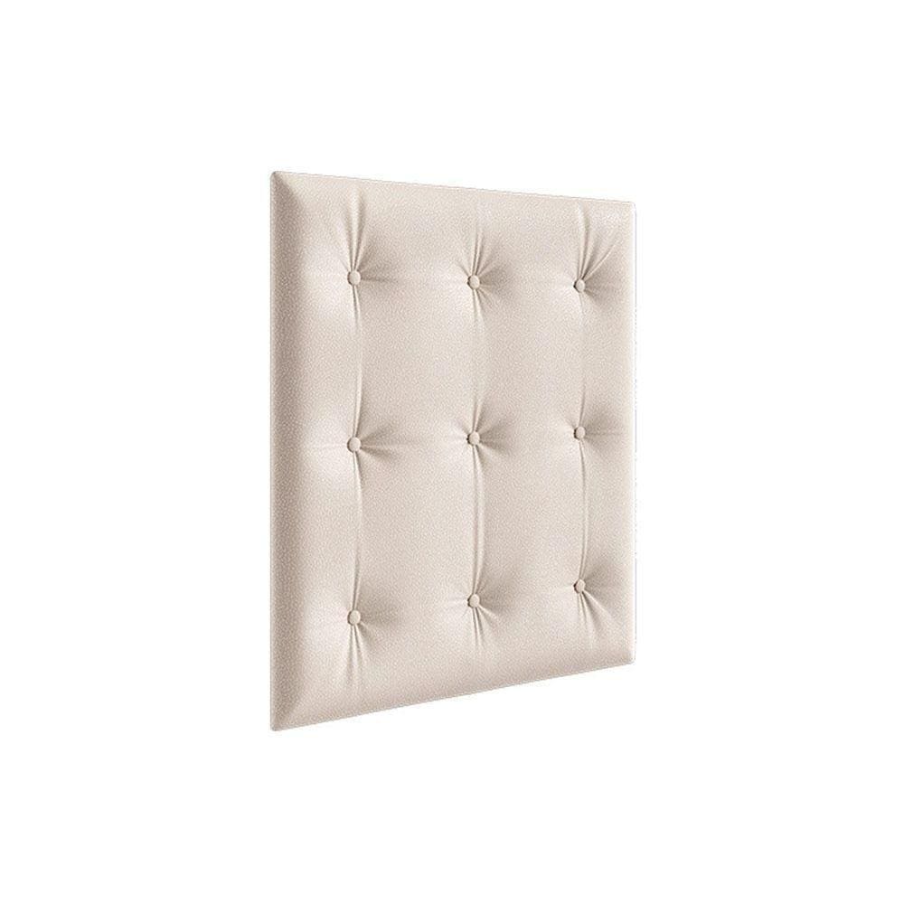 Multiuso De Quarto Bebê Kit Capitonê Courano P- Berço Retrô Bege - Peroba