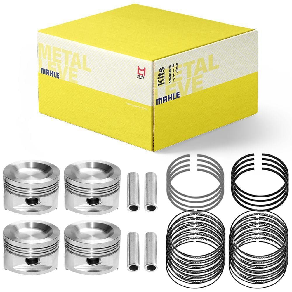 Kit Pistão Anel Fiat 1.3 8V Fire Gasolina Metal Leve SPA9745