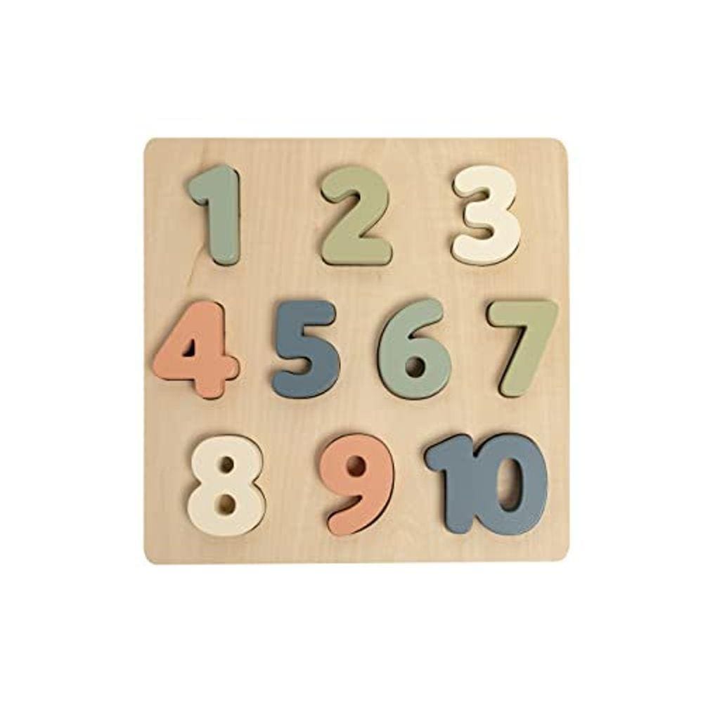 Quebra-cabeça de números de madeira, brinquedo interativo de aprendizagem, presente para bebês/crianças pequenas, meninos/meninas