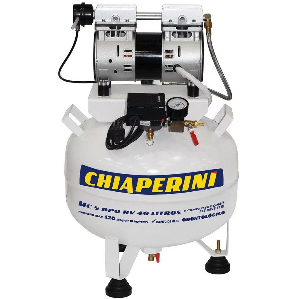 Compressor Odontologico 05,0/40L 01,0Cv 120Ibf 110V/220V