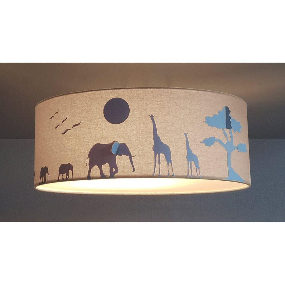 Luminária de Teto Plafon Savana de Sobrepor Tom Luz Iluminação Cru