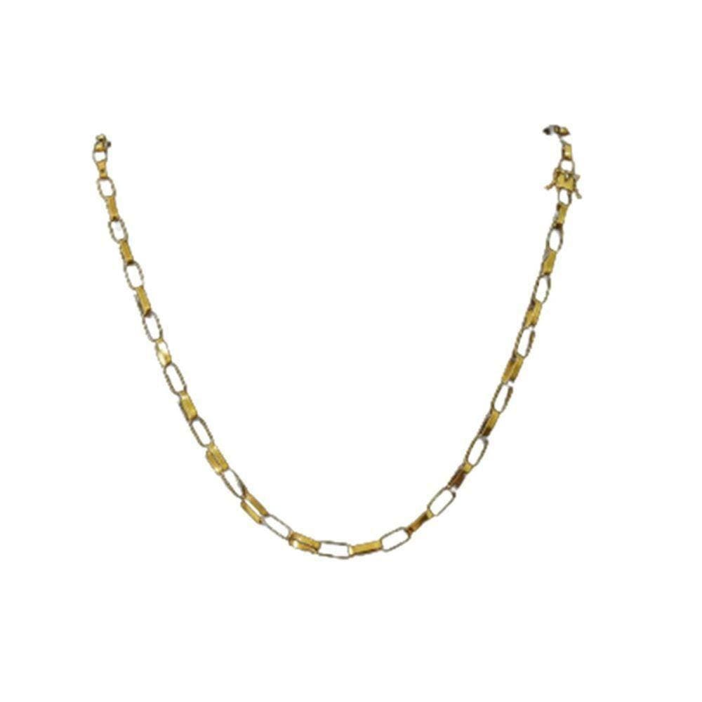 Cordão Corrente Tijolinho 6mm Corrente Estilosa