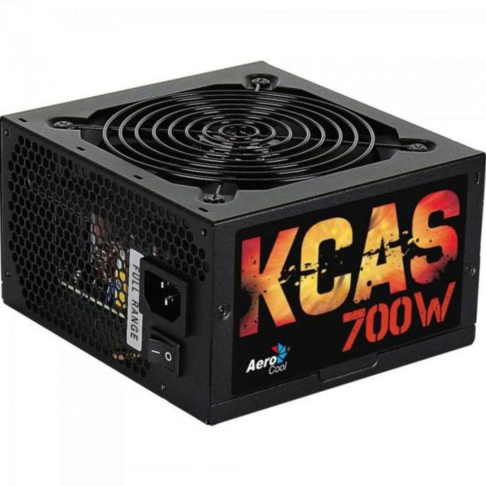 Fonte ATX S/CABO 700W KCAS EN53381 Preto Aerocool