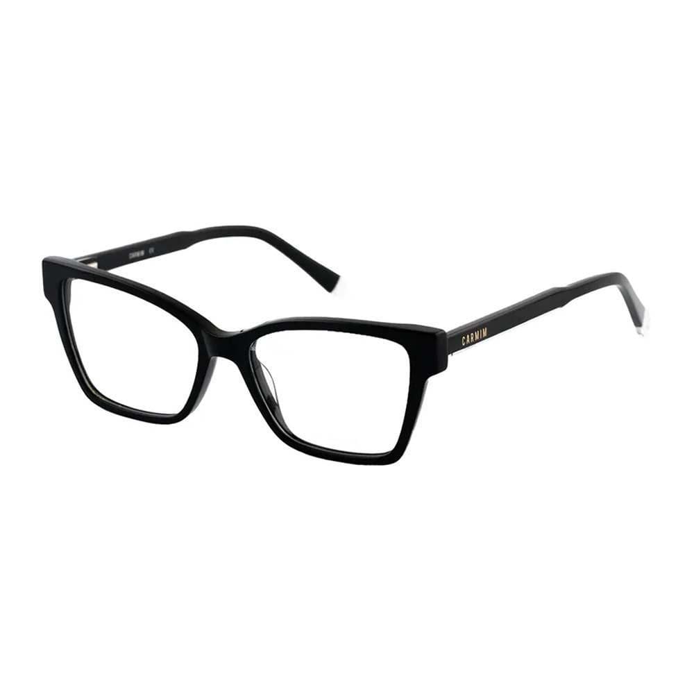 Armação Carmim CRM41664C1 - Acetato, Feminino, Preto