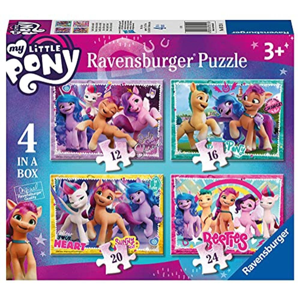 Conjunto de quebra-cabeças My Little Pony Movie - 12 a 24 peças - Mais de 3 anos