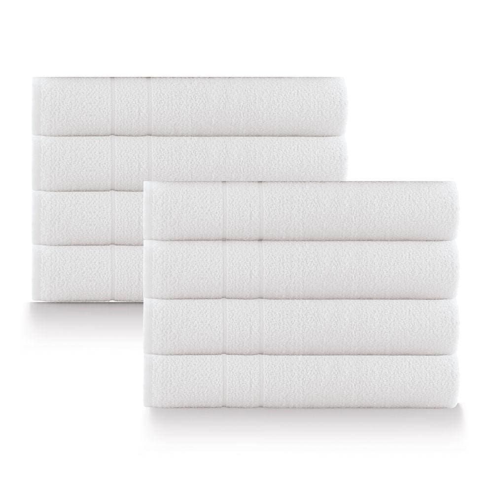 Toalha Profissional Mônaco Branca 0,70x1,35m - 8 Peças