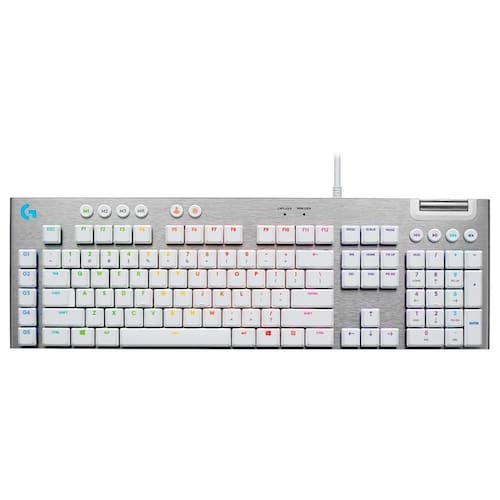 Imagem do produto Teclado Mecânico Gamer com fio Logitech G815 Switch Brown Tactile - Branco em Extra