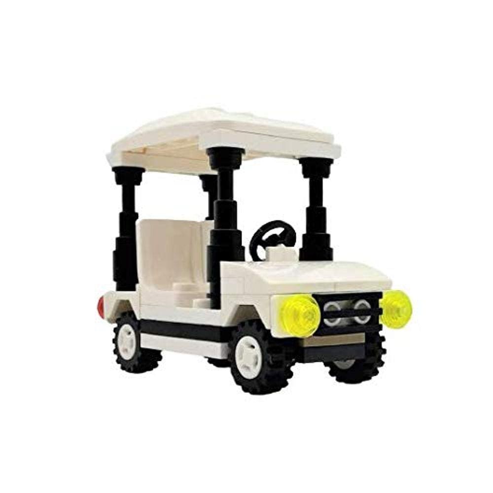 Carrinho de golfe Brick MOC City Toy para crianças a partir de 4 anos - ótima ideia de presente