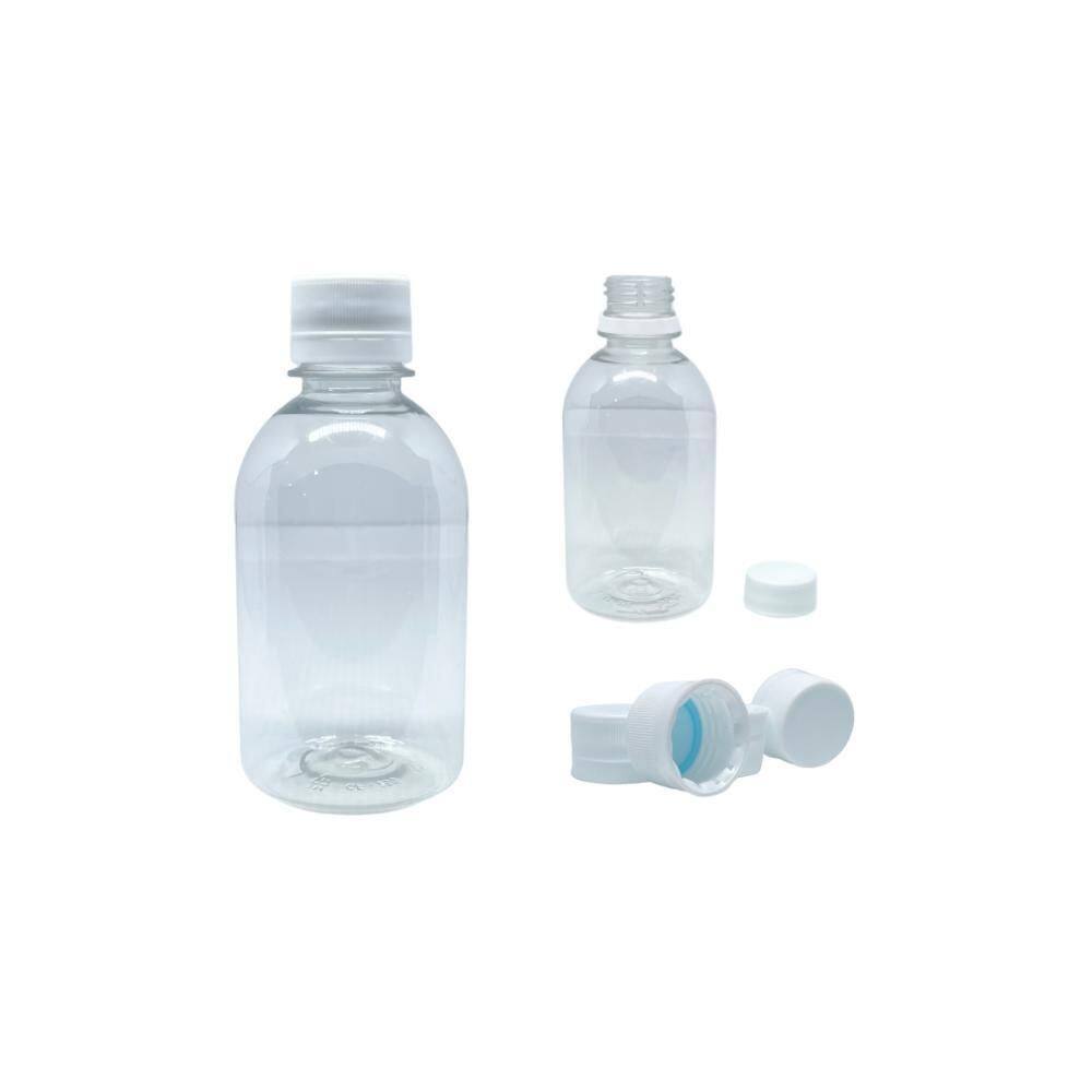 Frasco PET 250ml Transparente com Tampa Rosca | Embanet