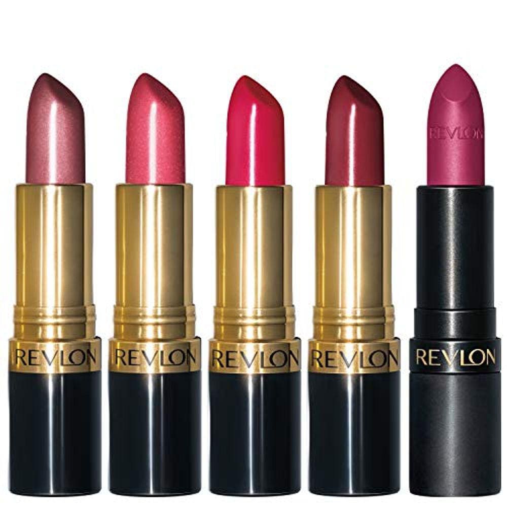 Conjunto de batons Super Lustrous, 5 peças, acabamento múltiplo