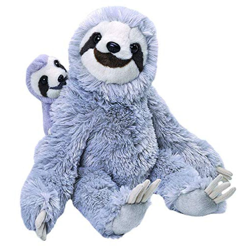 Bicho de pelúcia Wild Republic Sloth, 30 cm, preenchimento reciclado