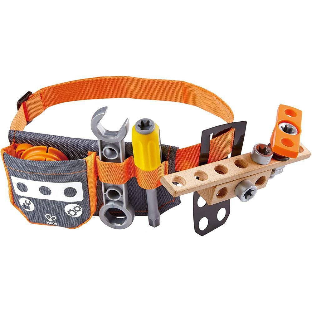 Cinto de ferramentas Junior Inventor | 19 peças de armazenamento STEAM - mais de 4 anos