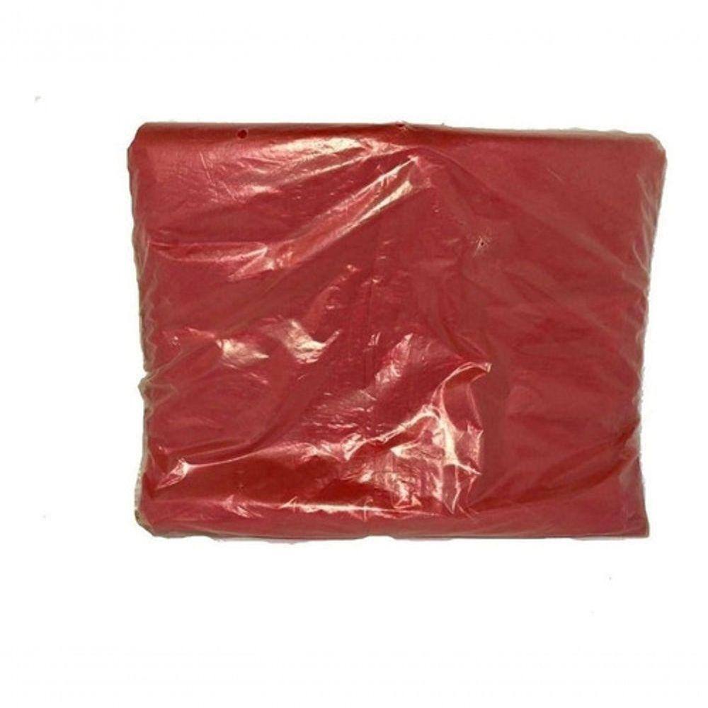 Saco De Lixo 20L Colorido Vermelho Com 100Un