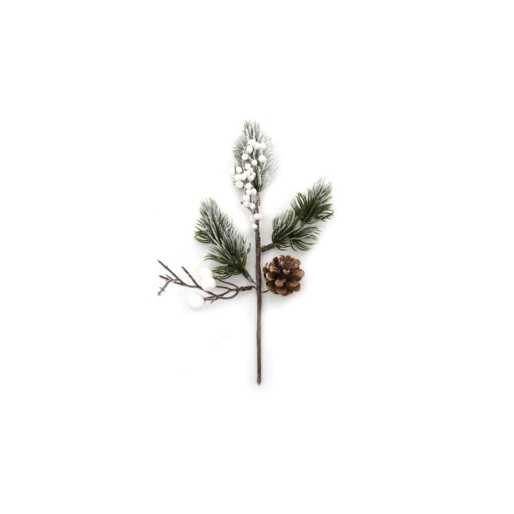 Enfeite de Natal Pick Snow Le Branco 30cm