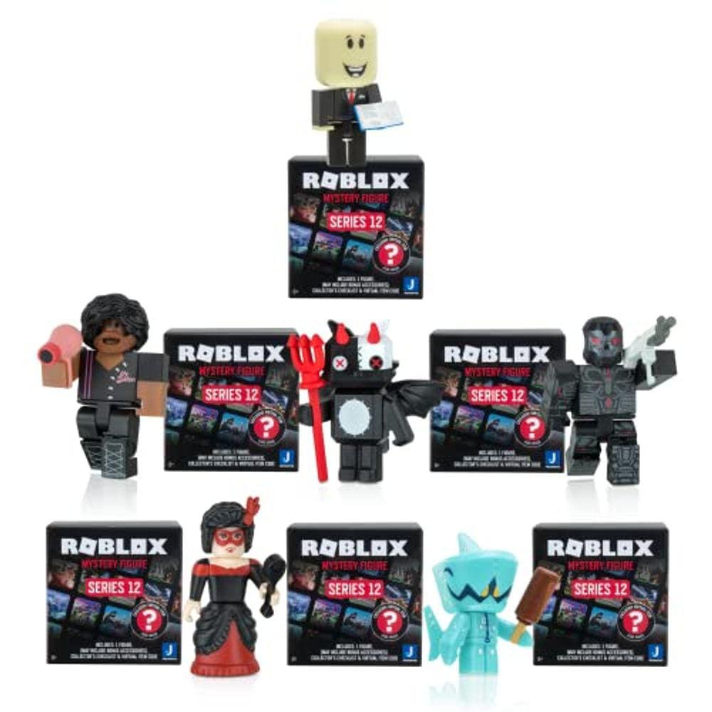 Roblox 12 Mystery Figure, pacote com 6 itens virtuais