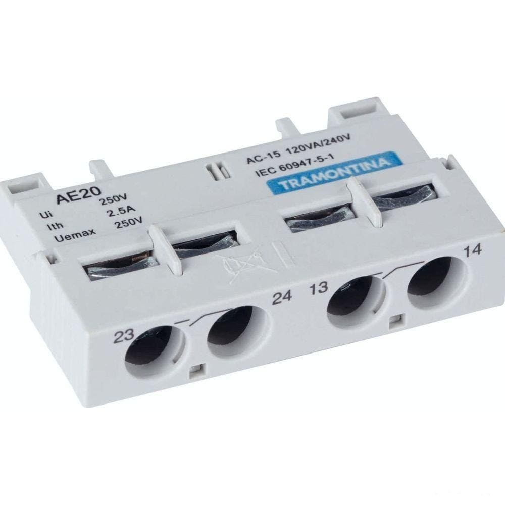 Contato Frontal Tramontina Ae20 Para Disjuntor Motor Trs2 Tramontina