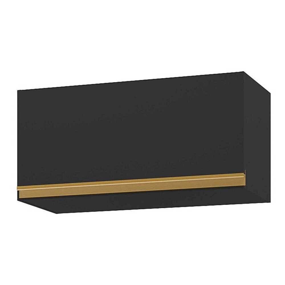 Armário De Cozinha Multimóveis 70 Cm Basculante Preto