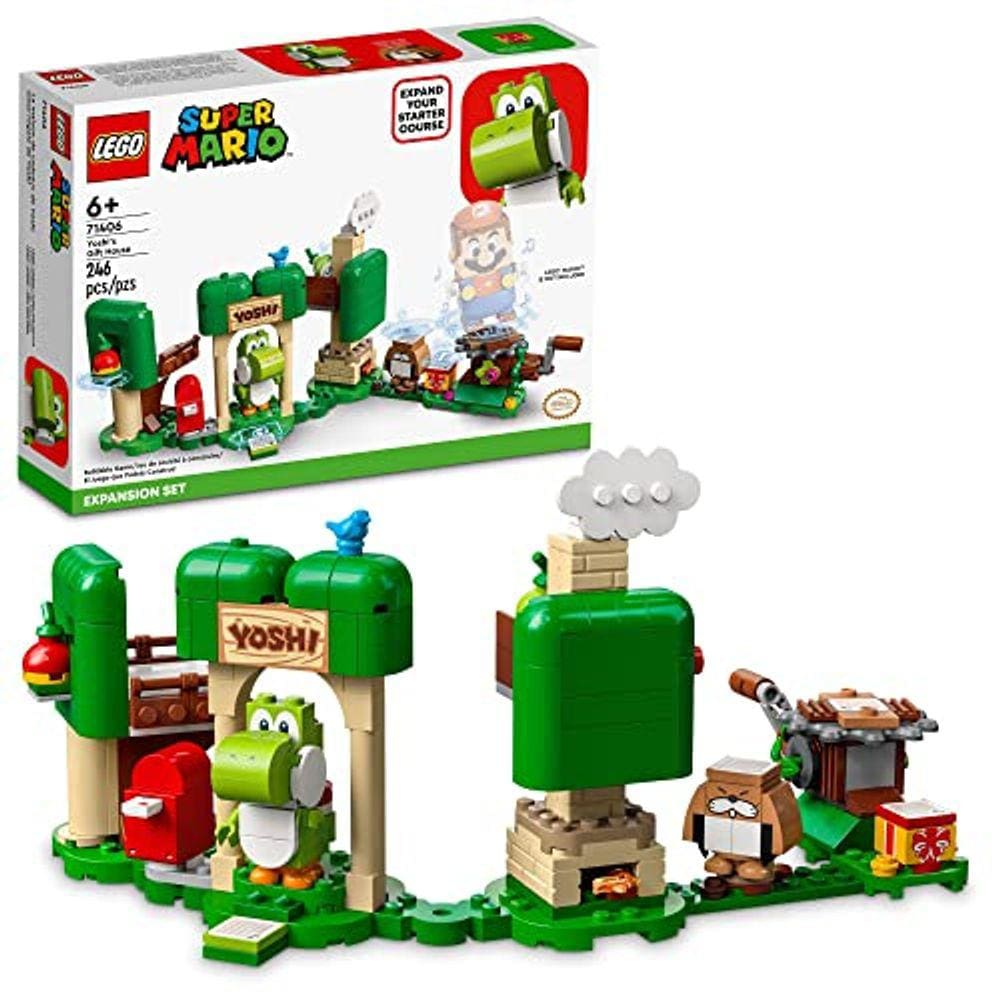 Conjunto de expansão Yoshi`s Gift House, brinquedo de construção para maiores de 6 anos (246 peças)