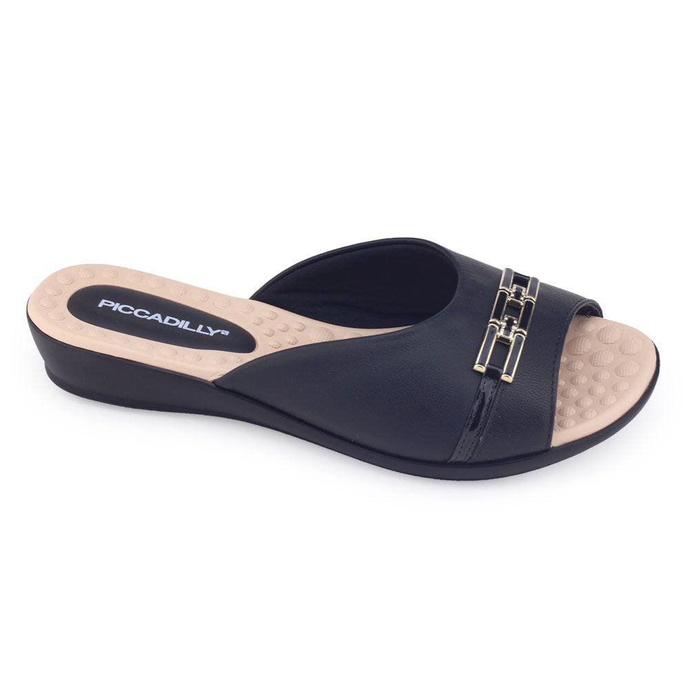 Tamanco fem Piccadilly 500348 Joanete Stretch Soft Anabela