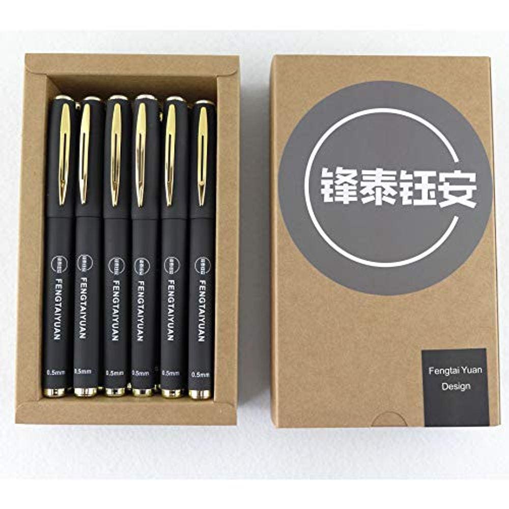 Canetas de gel Fengtaiyuan P18 e Rollerball Extra Point, pacote com 18