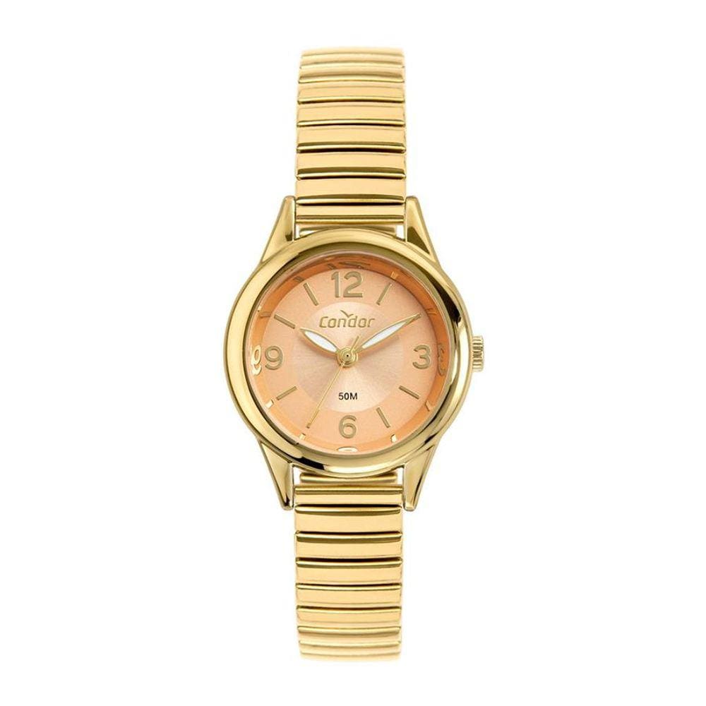 Relógio Condor Feminino Ref: Copc21jnd/4l Mola Dourado