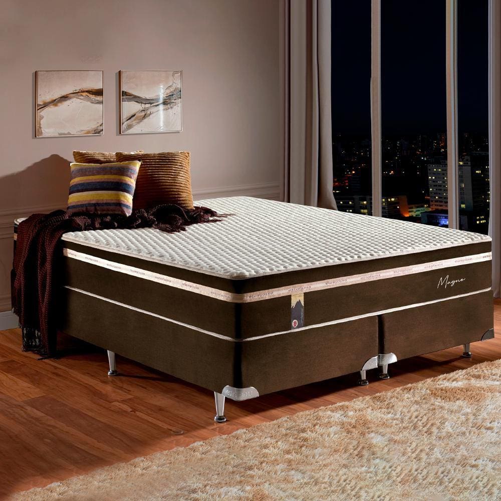 Cama Box King Com Massageador Elétrico Estofama
