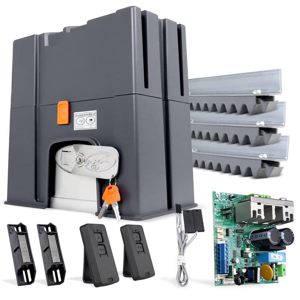 Motor Para Portão Deslizante Industrial Jetflex PPA DZ 1500 Bivolt