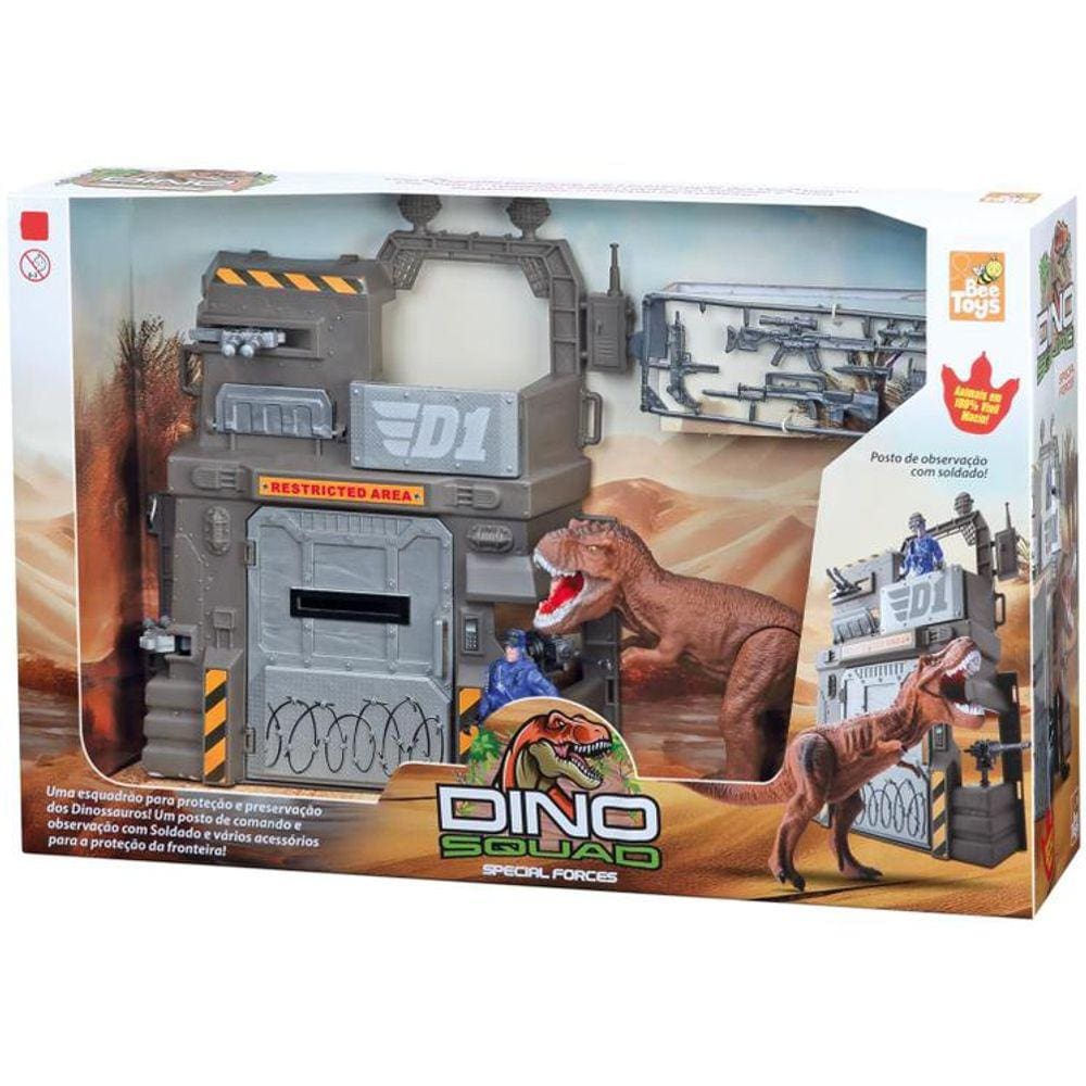 Brinquedo Playset Dinossauro Dino Squad Special Forces - Bee Toys Ref 579