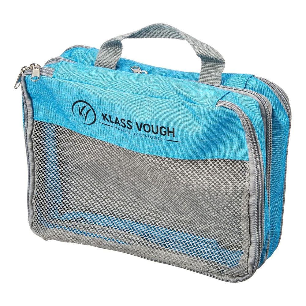 Nécessaire De Viagem Klass Vough Com Compartimentos Azul Ref. Xj-077