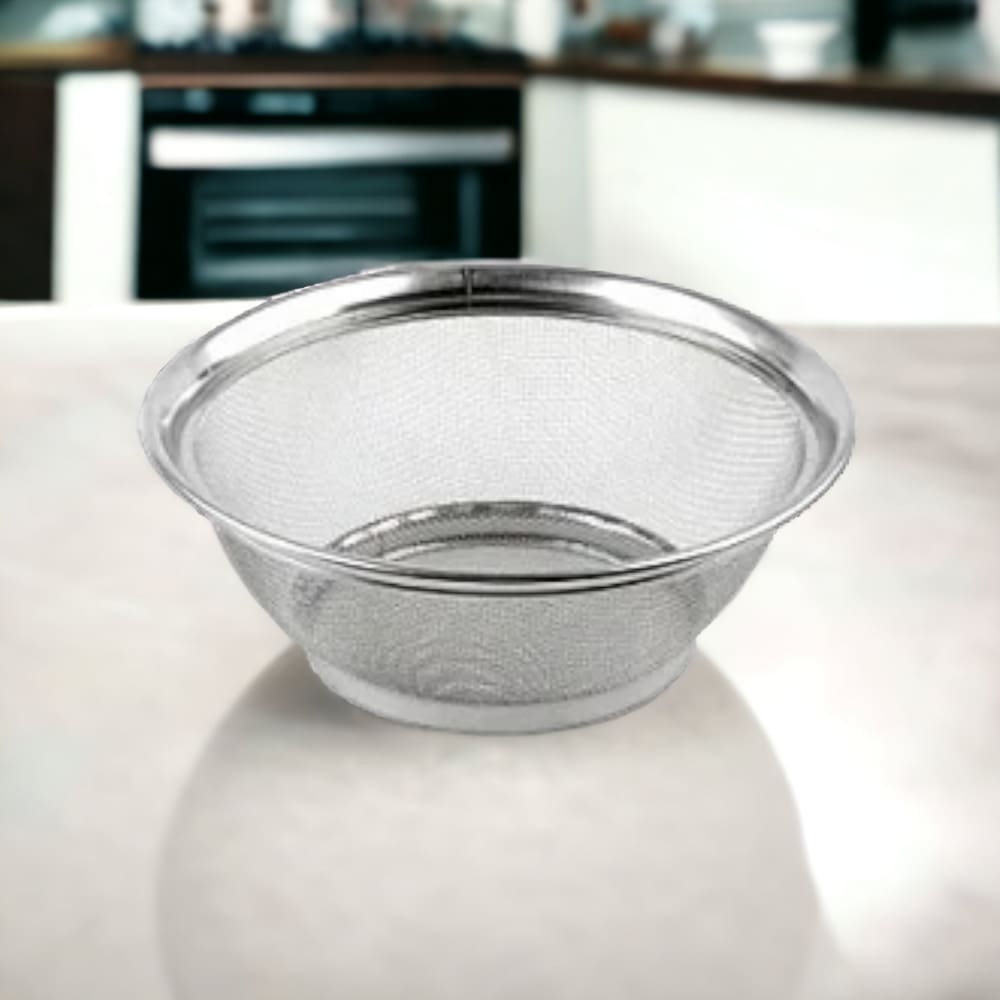 Cesta Escorredor Alimentos Multiuso Aço Inox Grande 25 Cm