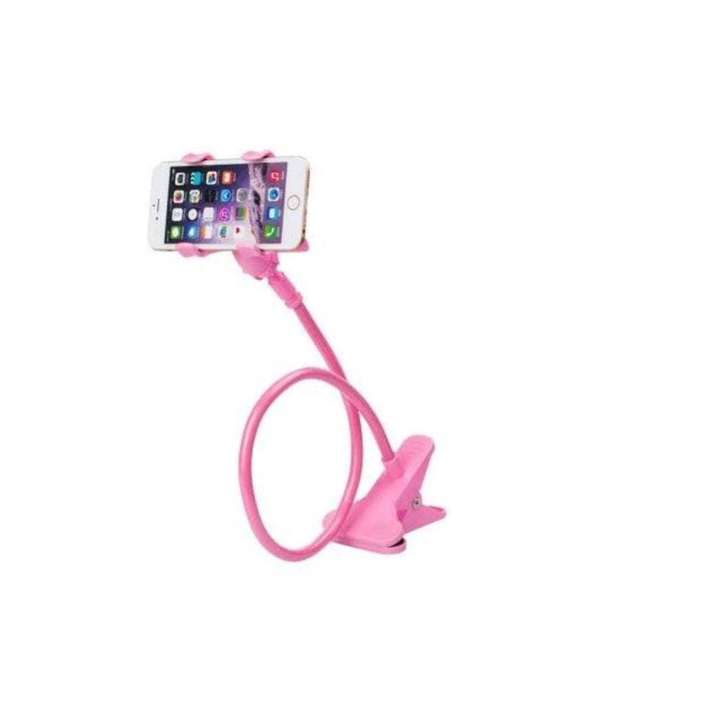 Suporte Universal Para Celular Articulado E Flexível Rosa