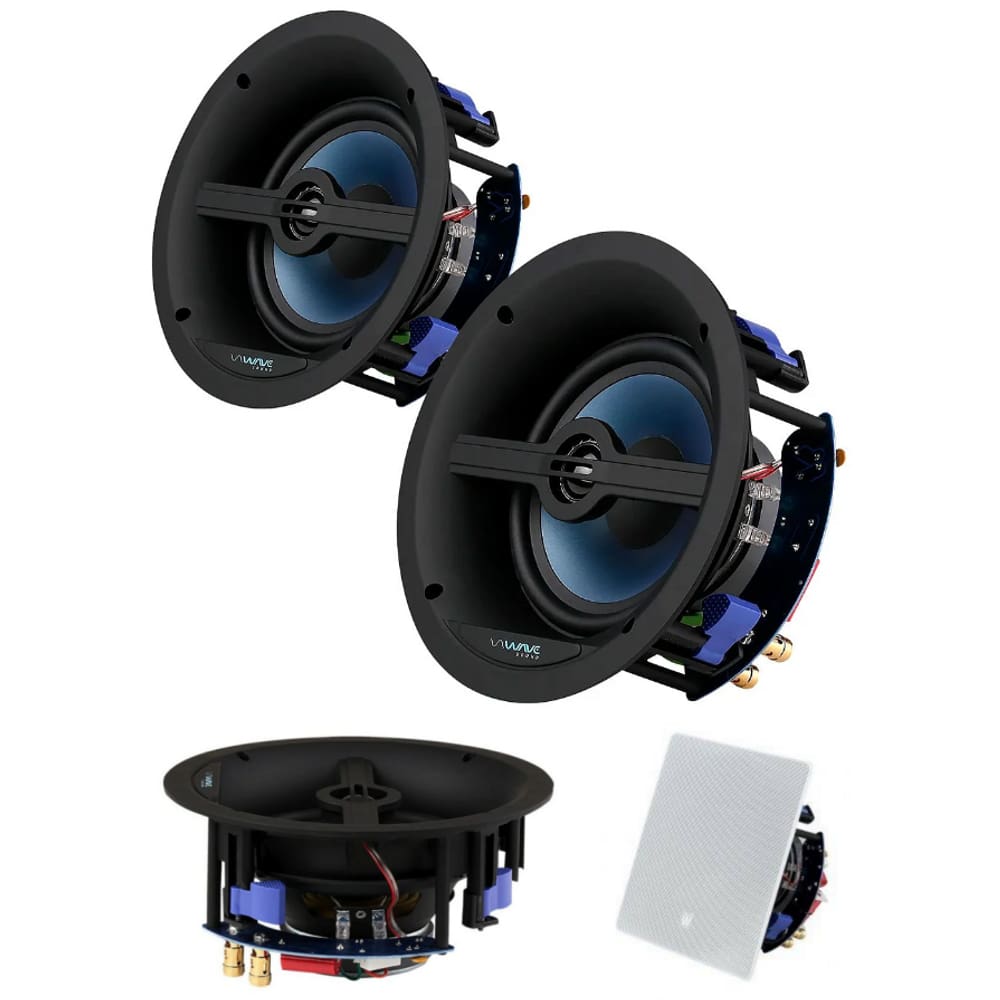 Caixa de som WaveOne WSR120 tela slim quadrada 120w PAR