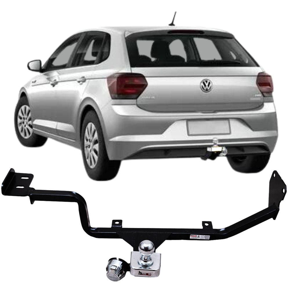Engate Reboque Rabicho Fixo Polo Hatch 2018 a 2023 600Kg