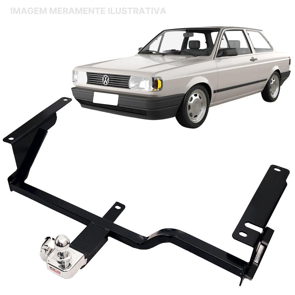 Engate Reboque Rabicho Fixo Voyage 1987 a 1995 450Kg