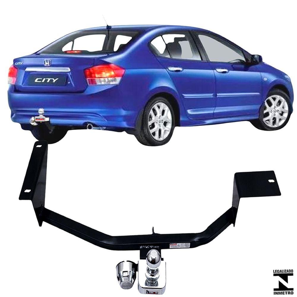 Engate Reboque Rabicho Fixo Honda City 2009 a 2014 450Kg