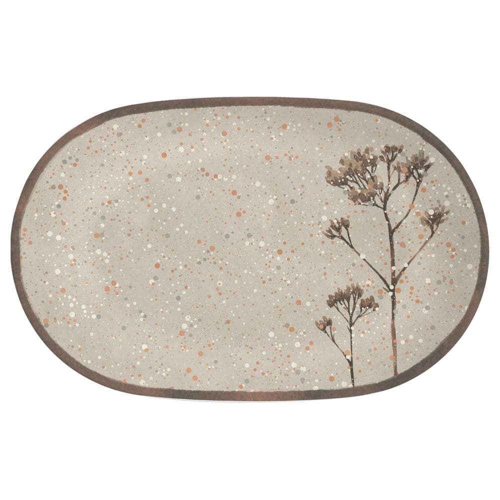 Travessa Natural Acetinado 34cm em Cerâmica Alleanza