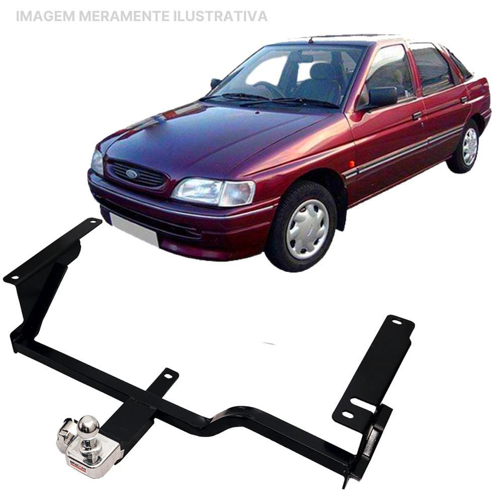 Engate Reboque Rabicho Fixo Ford Escort 1993 a 1996 450Kg