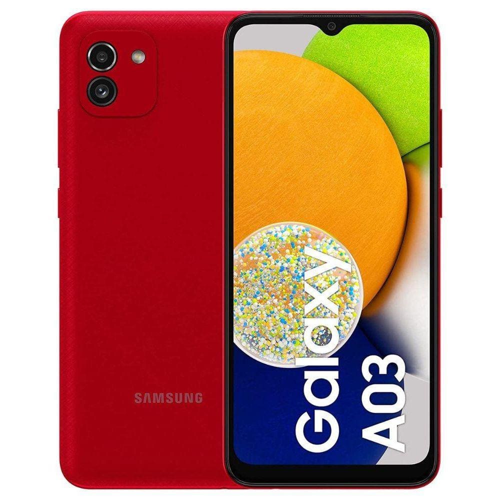 Usado: Samsung Galaxy A03 64GB 4GB RAM Vermelho\t Excelente - Trocafone