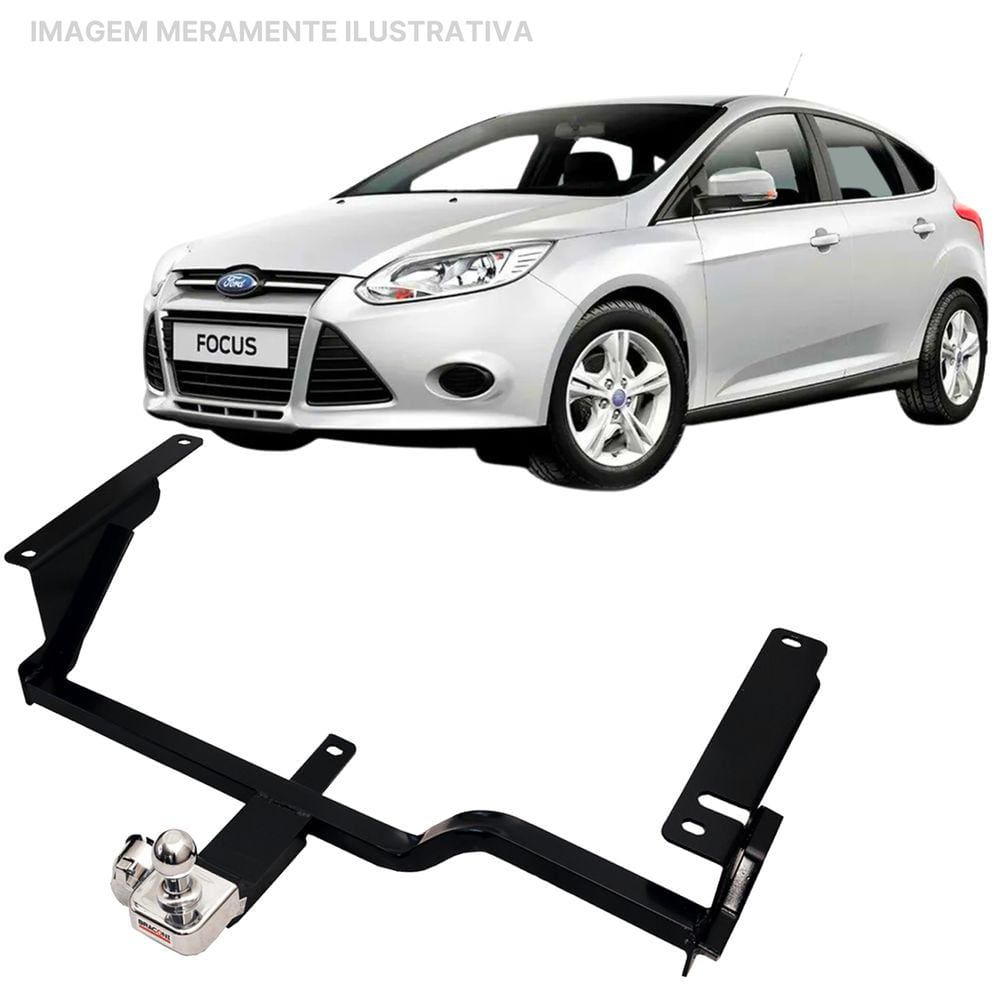 Engate Reboque Rabicho Fixo Focus Hatch 2014 a 2019 450Kg
