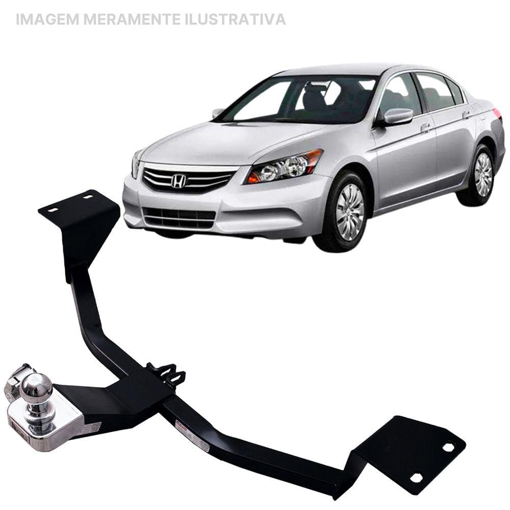 Engate Reboque Rabicho Fixo Honda Accord 2009 a 2013 450Kg