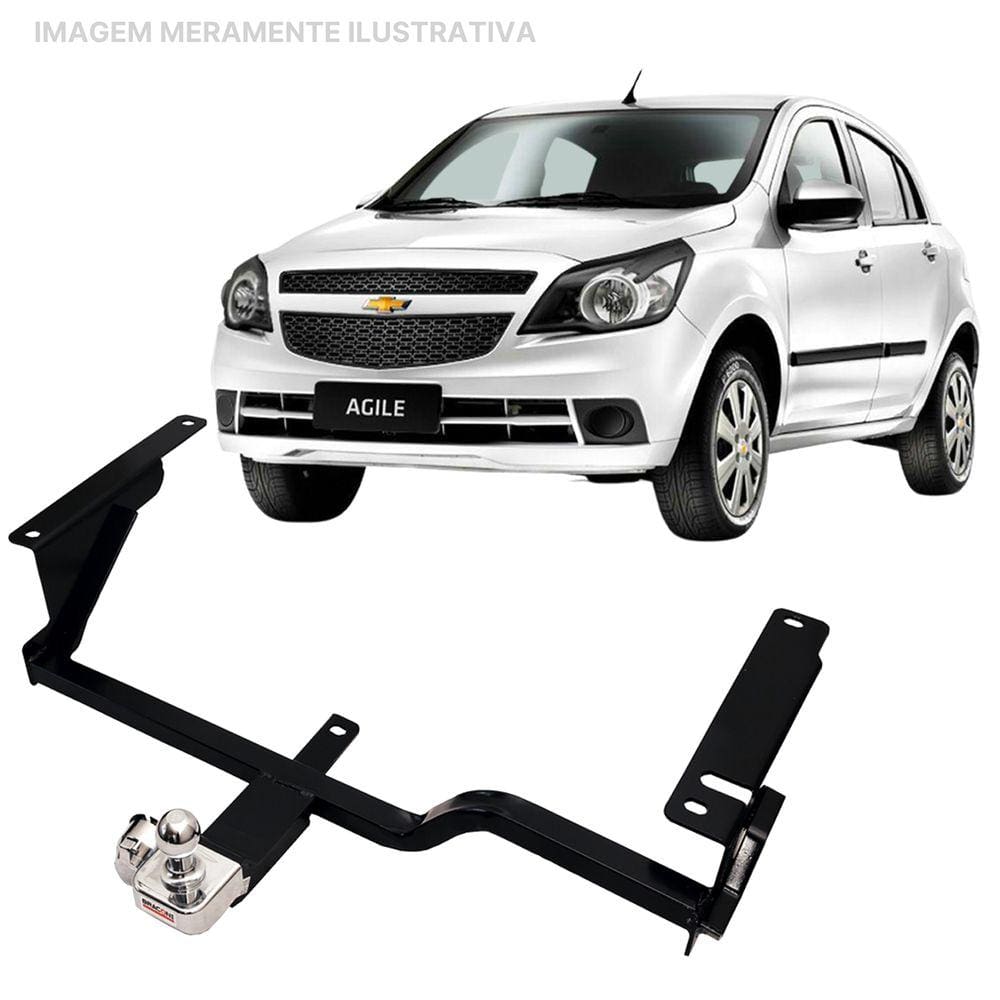 Engate Reboque Rabicho Fixo Agile 2010 a 2013 450Kg