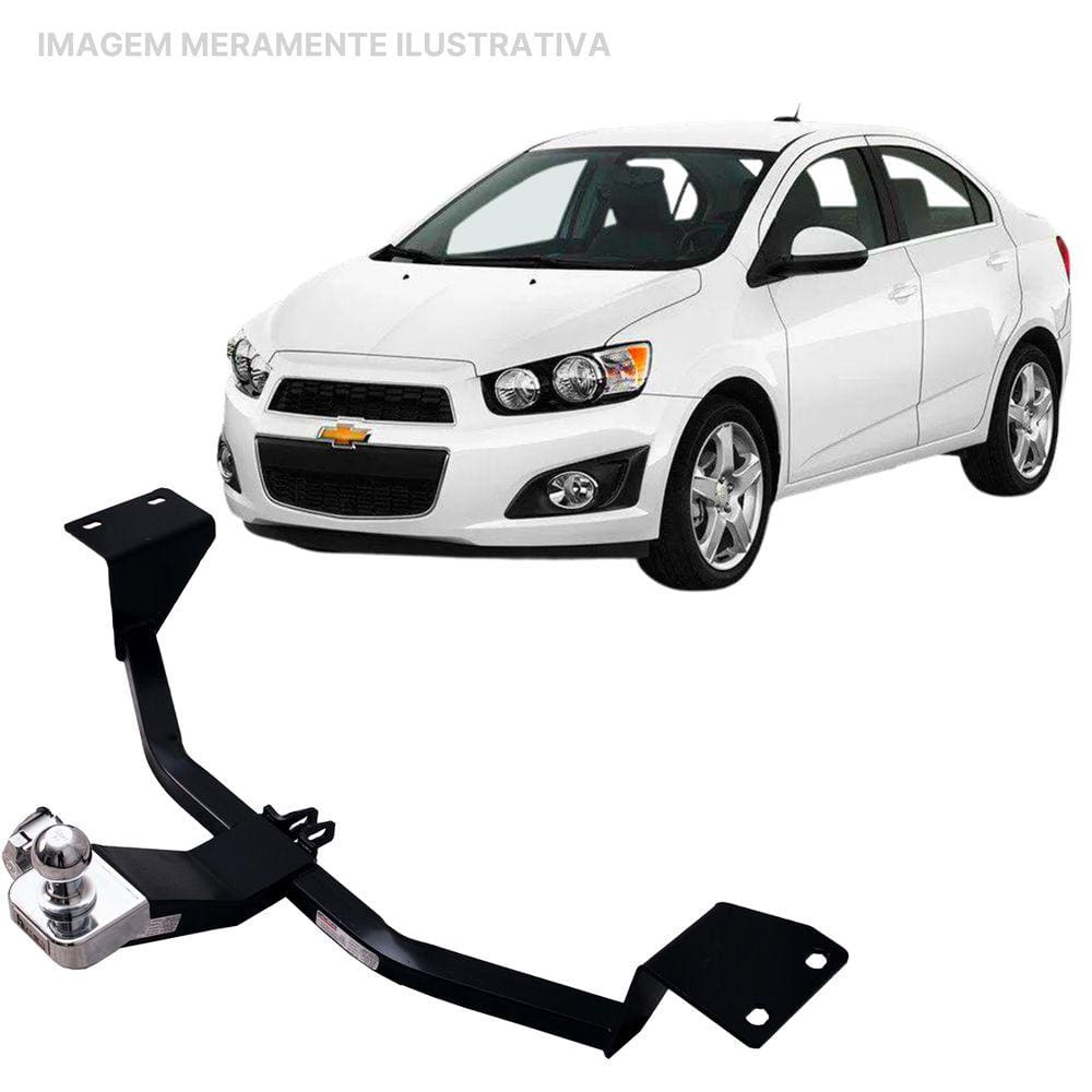 Engate Reboque Rabicho Fixo Sonic Sedan 450Kg