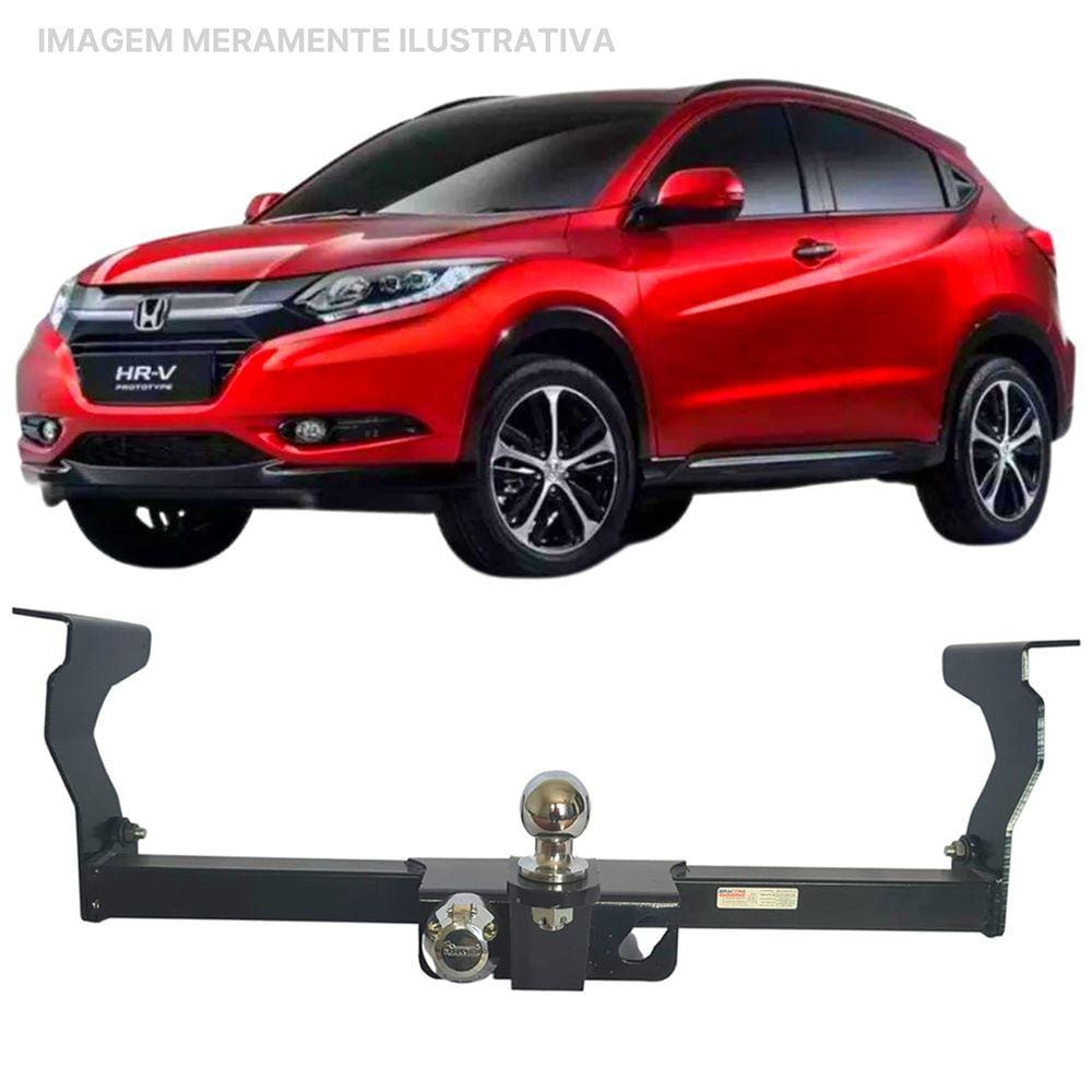 Engate Reboque Rabicho Removivel HRV 2015 a 2023 1000Kg
