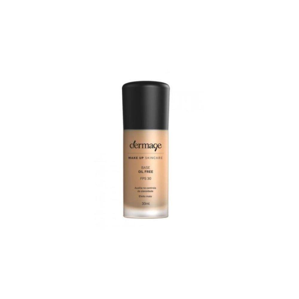 Base Oil Free Fps 30 Bege Claro Dermage 30Ml