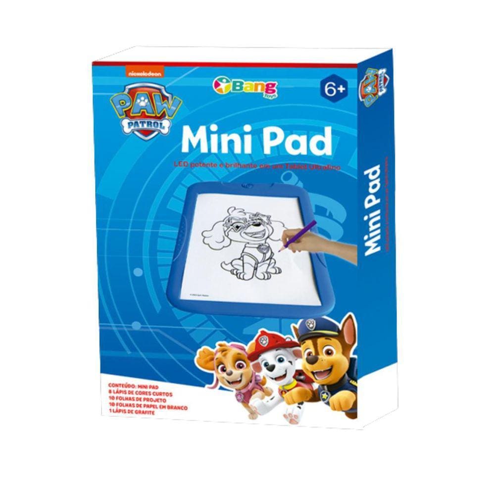 Mini Lousa Patrulha Canina - Exploração Educativa