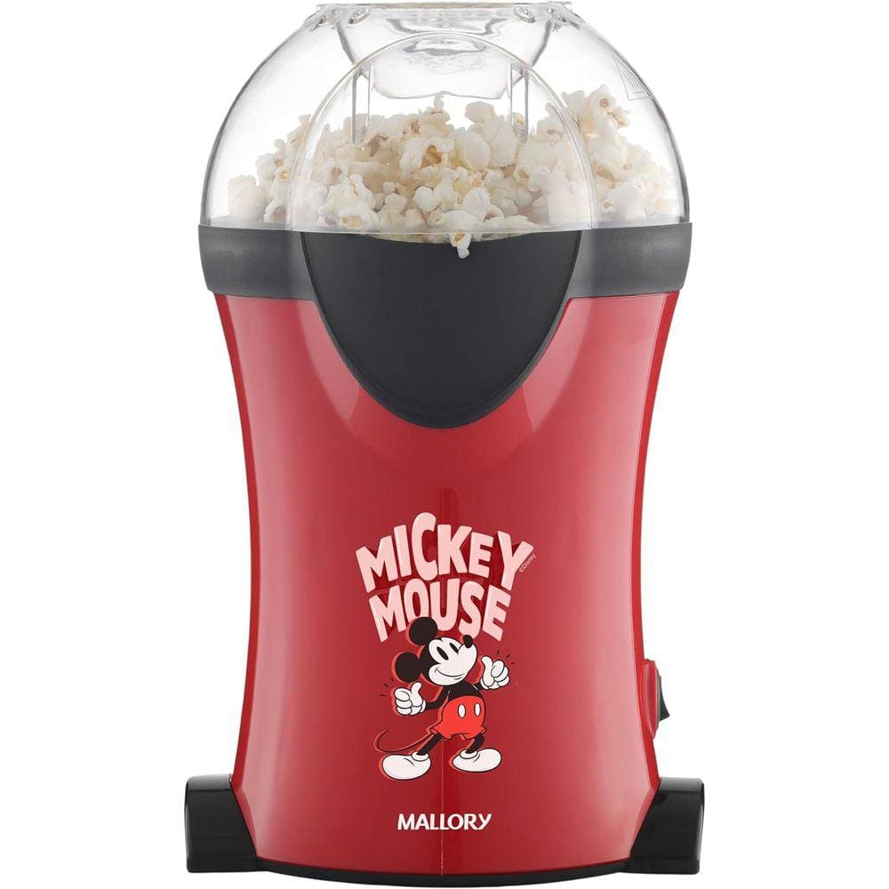 Pipoqueira Elétrica sem Oléo Mickey Mallory 1200w Vemelha 220v