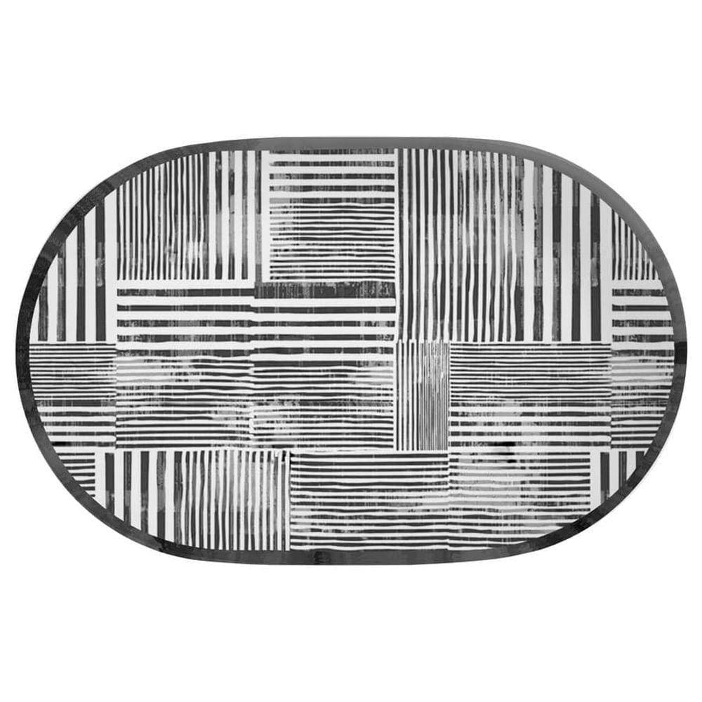 Travessa Etnica Acetinada 34cm em Cerâmica Alleanza