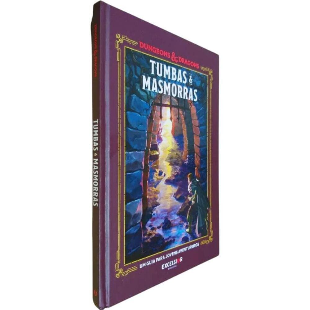 Livro Físico Dungeons & Dragons Tumbas e Masmorras Jim Zub Um Guia Para Jovens Aventureiros Capa Dura