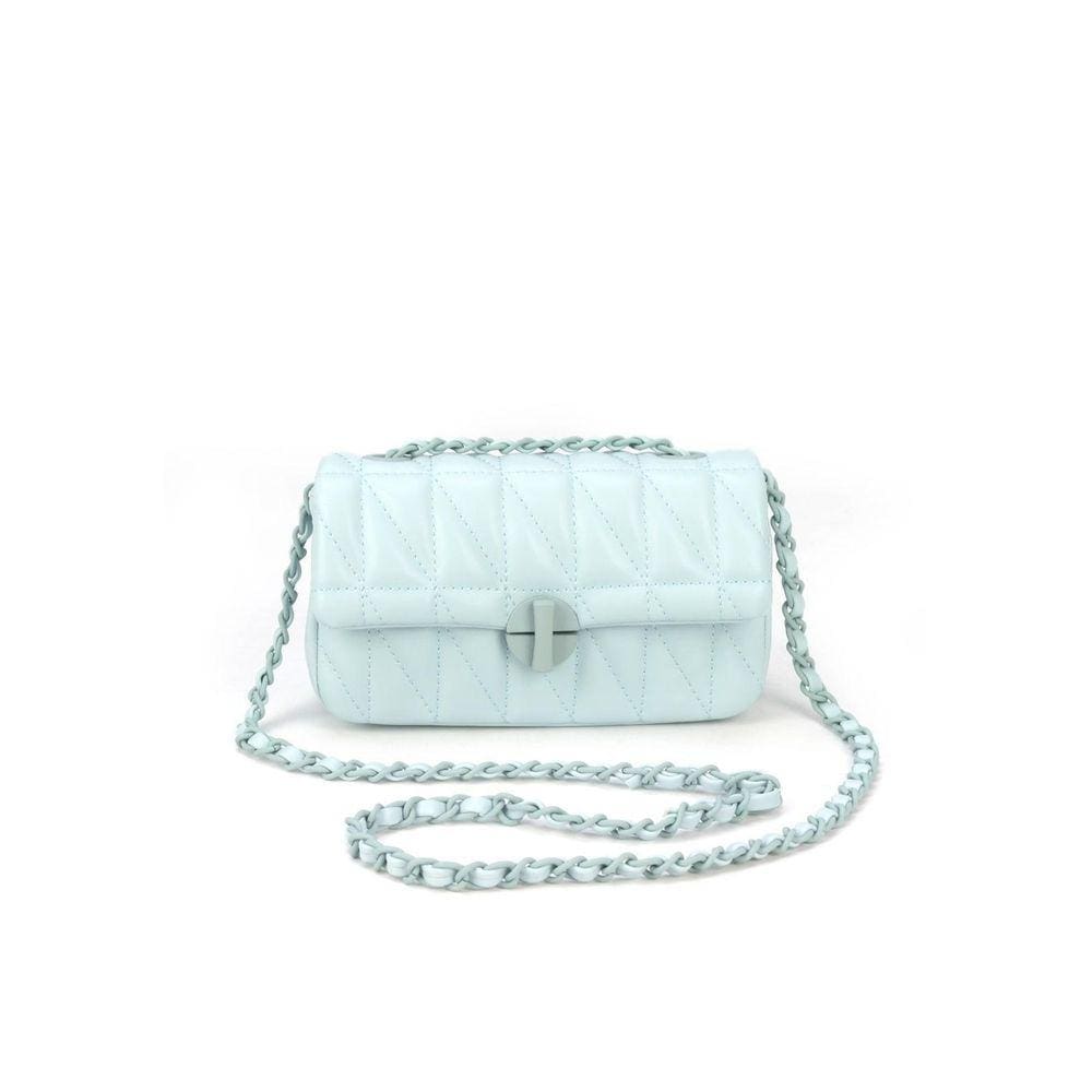 Bolsa Transversal Gash Matelasse Azul 23x15x6cm